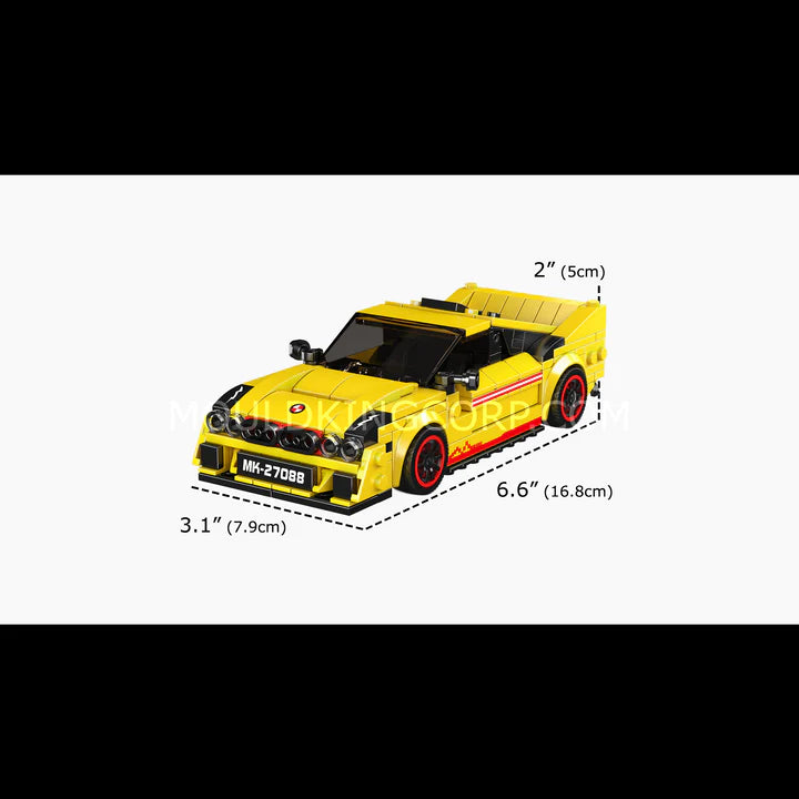 Mould King 27088 EVO38 Rally Car Model Building Set | 466 Pcs