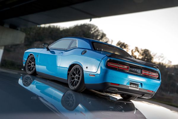34415T2C  Fazer Mk2 Dodge Challenger SRT Hellcat Electric 4WD 1/10 RTR Touring Car w/Syncro KT-231P 2.4GHz Radio (Blue)