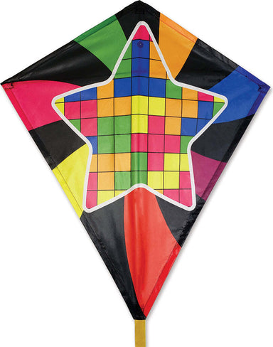 30 in. Diamond Kite - Star Blocks