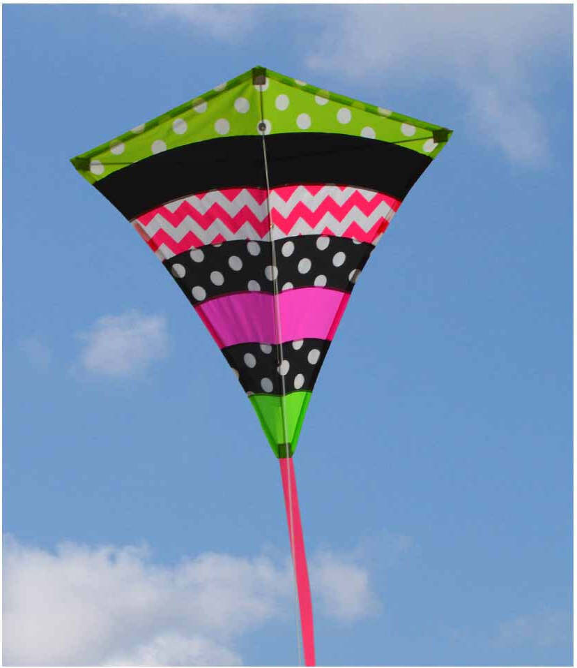 30 in. Diamond Kite - Whimsical