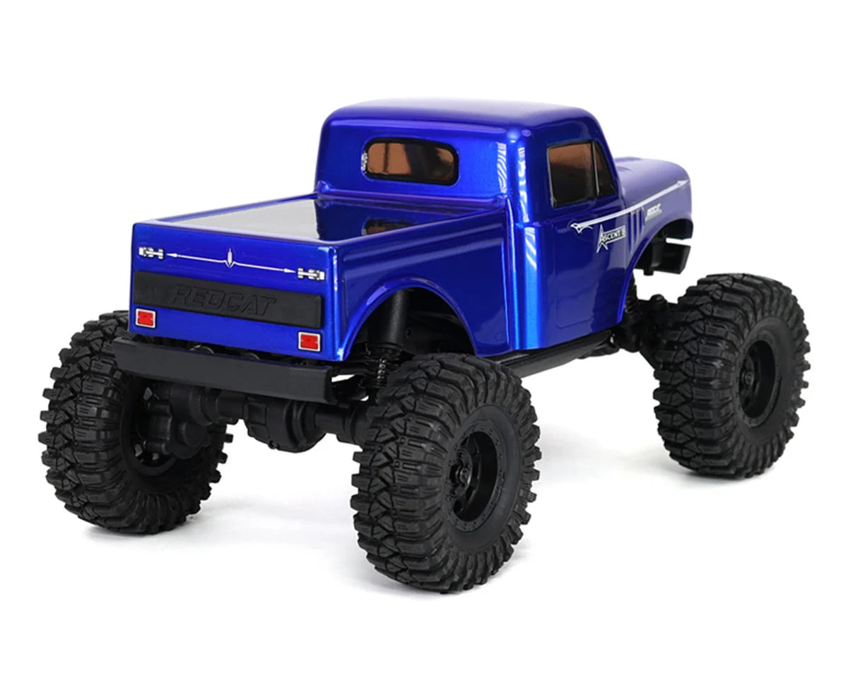 RER43481 Redcat Ascent-18 1/18 4WD RTR Brushed Rock Crawler (Blue) w/2.4GHz Radio, Battery & Charger