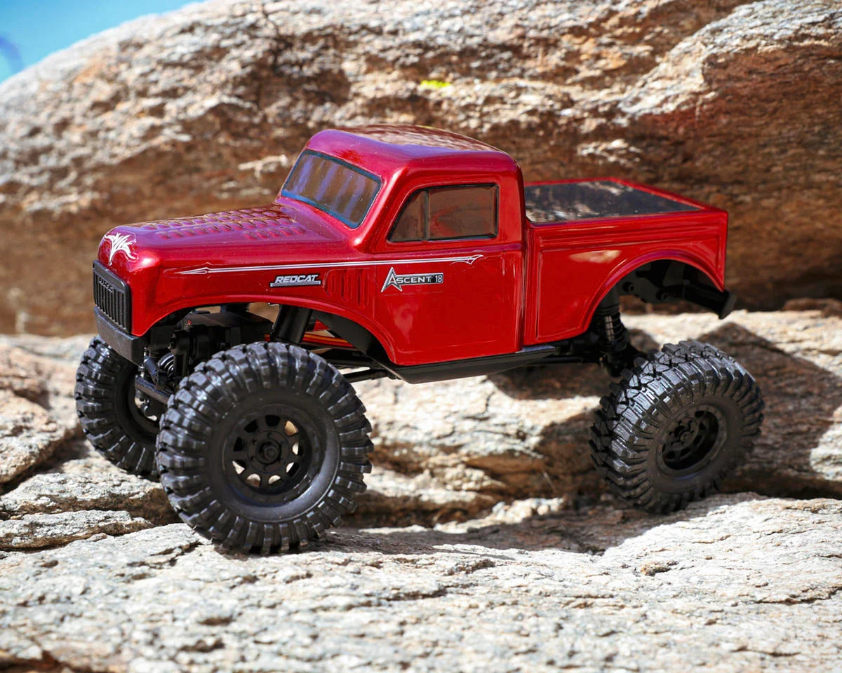RER43481 Redcat Ascent-18 1/18 4WD RTR Brushed Rock Crawler (Blue) w/2.4GHz Radio, Battery & Charger