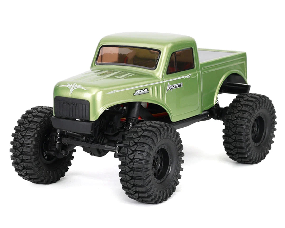 RER43481 Redcat Ascent-18 1/18 4WD RTR Brushed Rock Crawler (Blue) w/2.4GHz Radio, Battery & Charger