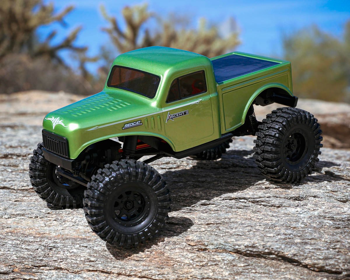 RER43481 Redcat Ascent-18 1/18 4WD RTR Brushed Rock Crawler (Blue) w/2.4GHz Radio, Battery & Charger
