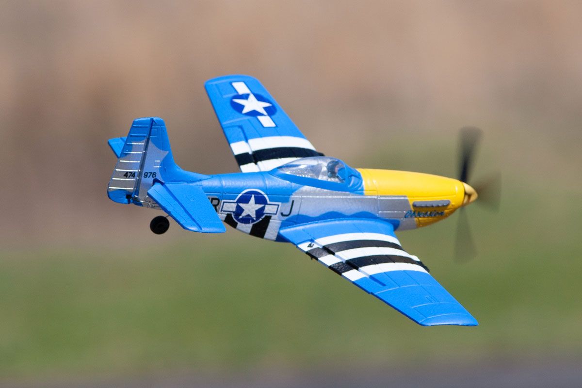 RGRA1300V2	P-51D Obsession Micro RTF Airplane with PASS (Pilot Assist Stability Software) System