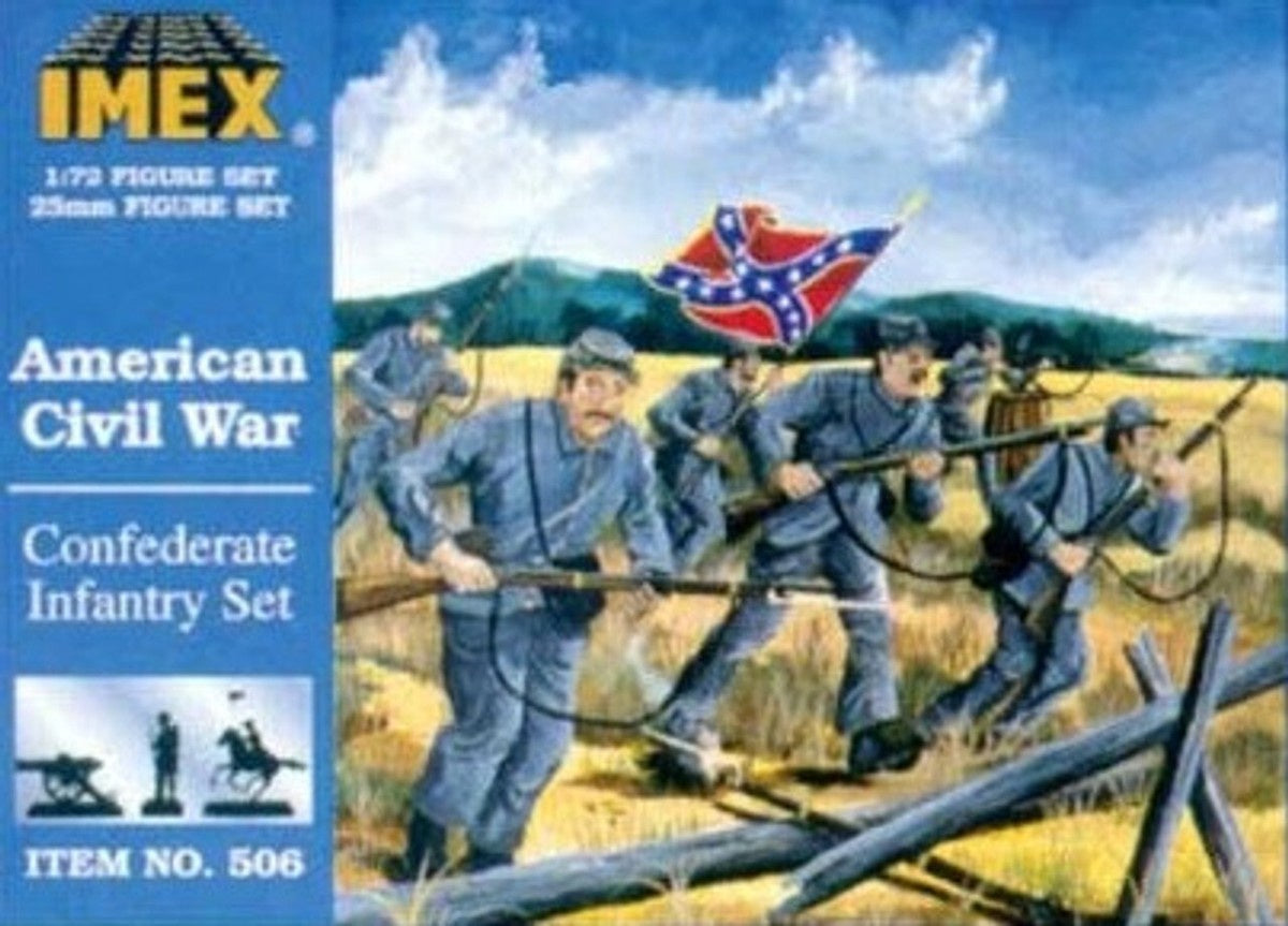IMX-506	1/72 Civil War Confederate Infantry (49)