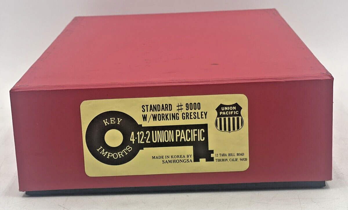 Key Imports HO Scale Brass 4-12-2 Union Pacific Standard #9000 w/Working Gresley  Mid-South Hobbies (9038)