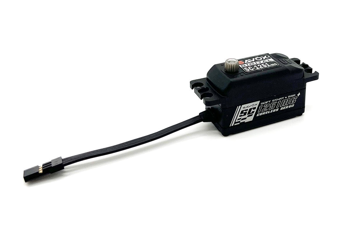 SAVSC1251MGP-BE	Black Edition, Low Profile Digital Servo with Soft Start, 0.09sec / 125oz @ 6V