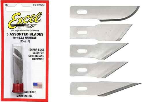 Assorted Heavy Duty Blades (5)