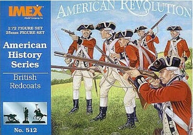 1/72 American Revolution British Redcoats (47 foot, 2 mtd)