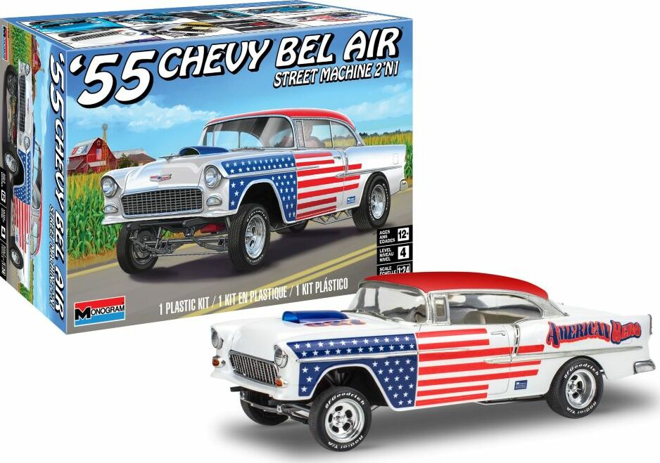 1/24 1955 Chevy Bel Air Street Machine (2 in 1) (D)