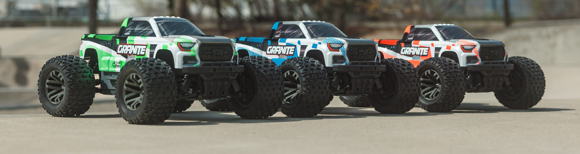 ARA4202V4 1/10 GRANITE 4X4 RTR Brushed Monster Truck