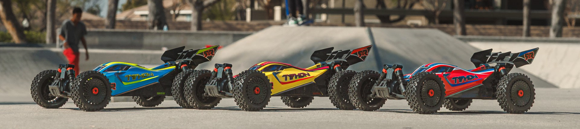 ARA4206V4 1/8 TYPHON 4X4 RTR Brushed Buggy