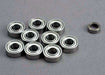 Ball bearing set: 5x11x4mm (9)/ 5x8x2.5mm (1)
