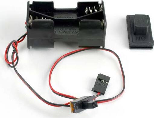 Battery holder with on/off switch/ rubber on/off switch cover