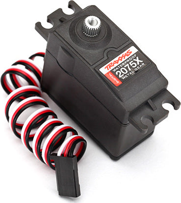 Servo, digital high-torque, metal gear (ball bearing), waterproof