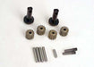 Planet gears (4)/ planet shafts (4)/ sun gears (2)/sun gear alignment shaft (1) all hardened steel
