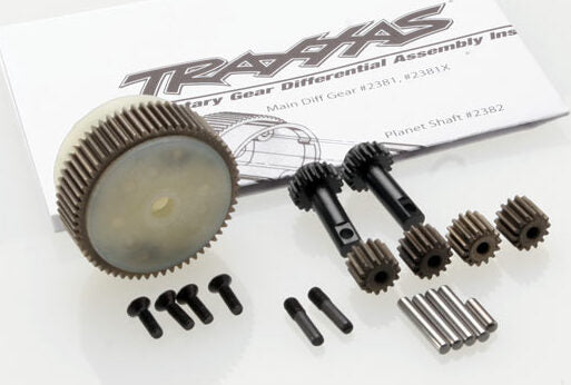 Planetary gear differential with steel ring gear (complete) (fits Bandit, Stampede, Rustler)