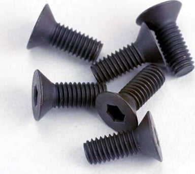 Screws, 3x8mm countersunk machine (6) (hex drive)