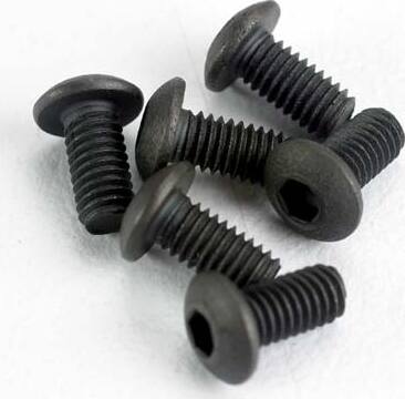 Screws, 3x6mm button-head machine (hex drive) (6)
