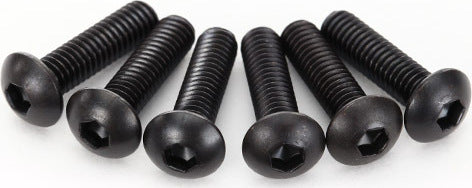 Screws, 4x15mm button-head machine (hex drive) (6)