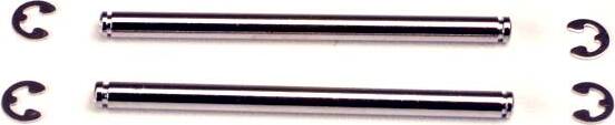 Suspension pins, 48mm (2) w/ E-clips