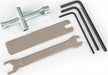 Tool Set (Includes 1.5Mm Hex Wrench / 2.0Mm Hex Wrench / 2.5Mm Hex Wrench/ 4-Way Wrench/ 8Mm and 4Mm Wrench/ U-Joint Wrench)