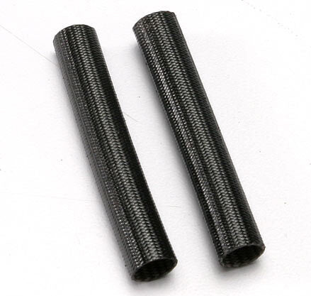 Heat shield tubing, fiberglass (2) (black)