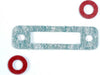 Exhaust header gasket (1)/ gaskets, pressure fitting (2) (for side exhaust engines only)