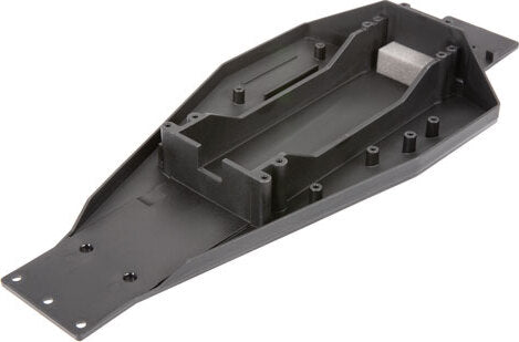 Lower chassis (black) (166mm long battery compartment) (fits both flat and hump style battery packs)