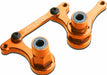 Steering Bellcranks, Drag Link (orange-Anodized 6061-T6 Aluminum)/ 5x8mm Ball Bearings (4)/ Hardware (assembled)
