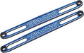 Hold downs, battery (blue-anodized) (2)/ adhesive foam battery pads/ shoulder screws (2)/battery hold-down posts (4)/ clips (4)