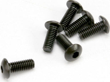 Screws, 4x10mm button-head machine (hex drive) (6)