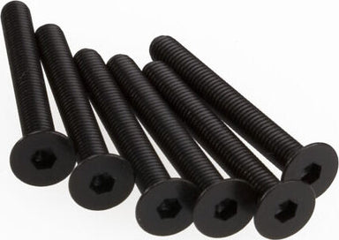 Screws, 3x25mm countersunk machine (hex drive) (6)
