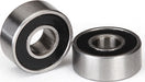Ball bearings, black rubber sealed (4x10x4mm) (2)