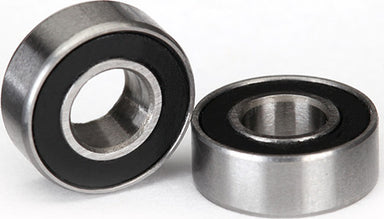 Ball bearings, black rubber sealed (5x11x4mm) (2)