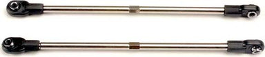 Turnbuckles, 116mm (rear toe control links) (2) (includes installed rod ends and hollow ball connectors)