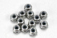 Nuts, 2.5mm nylon locking (12)