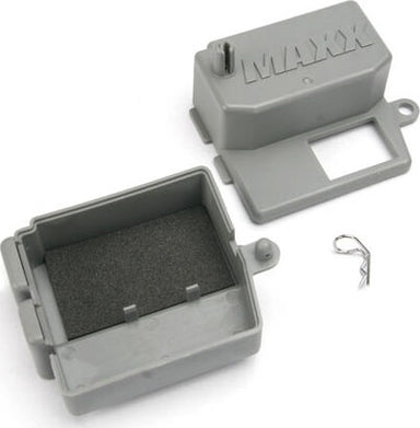 Box, receiver (upper and lower halves)/ clip (1)/ foam pad