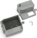 Box, receiver (upper and lower halves)/ clip (1)/ foam pad