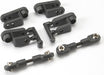 Servo horns, steering, long (2), short (2)/ linkage, steering (3x20mm turnbuckle) (2)/ rod ends (short) (4)/ hollow balls (4)