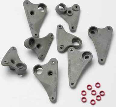 Rocker arm set, progressive-2 (90-T)/ spacers (red aluminum) (8)
