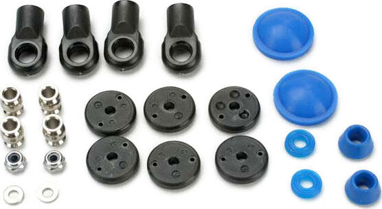 Rebuild kit, GTR shock (x-rings, bump stops, bladders, all pistons, piston nuts, shock rod ends) renews 2 shocks