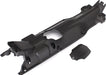 Skidplate, transmission, nylon (black)/ cover