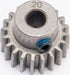 Gear, 20-T pinion (0.8 metric pitch, compatible with 32-pitch) (fits 5mm shaft)/ set screw