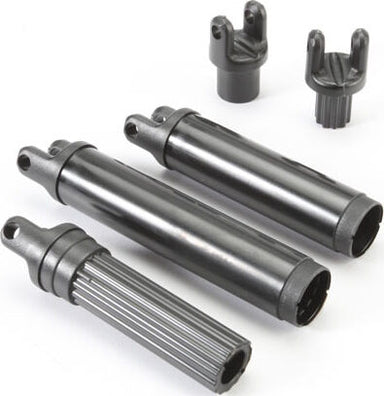 Half shafts, center (internal splined (3)/ external splined (2)) (plastic parts only)