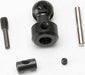 Differential CV output drive (machined steel) (1)/ screw pin (with threadlock) (1)/ cross pin (1)/ drive pin (1)
