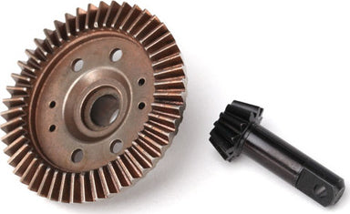 Ring gear, differential/ pinion gear, differential (12/47 ratio) (front)
