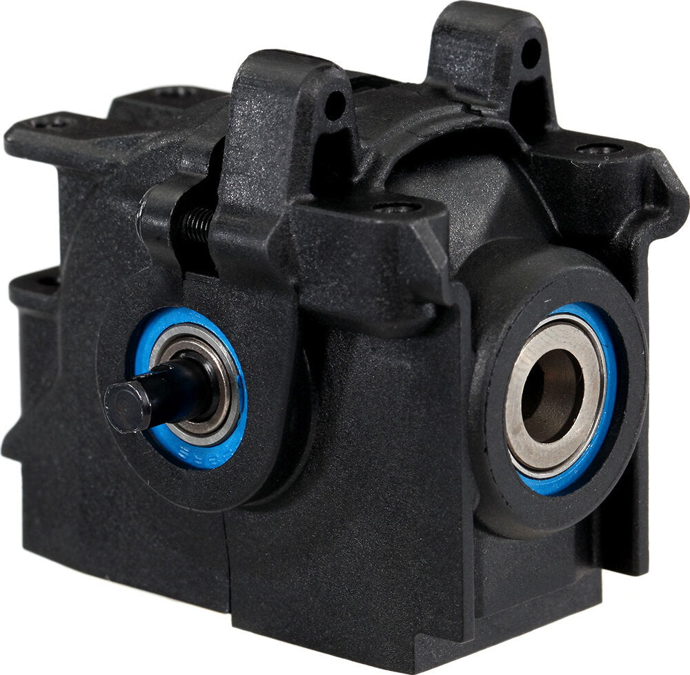 Differential, rear (complete with pinion gear and differential plastics) (fits 1/10-scale Rally & 4X4 VXL models: Slash®, Stampede®, Rustler®) (13/37 ratio)