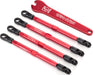 Toe links, aluminum (red-anodized) (4) (assembled with rod ends and threaded inserts)